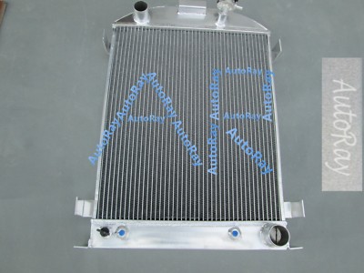 FORD HI-BOY RADIATOR GRILL SHELLS CHEVY ENGINE 1932 3ROW 25.5'' Overall Height