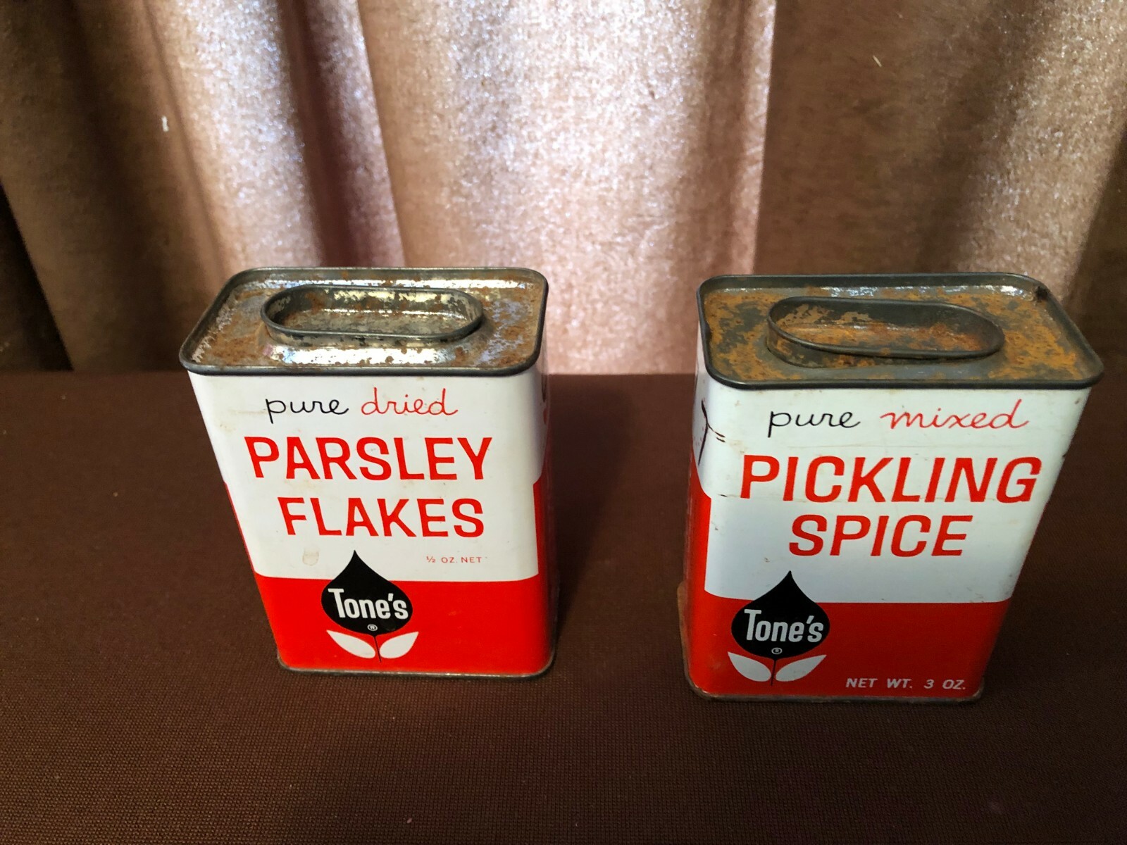 Vintage Tones Spice Tins lot of 11 PLUS ONE SCHILLING 12 TOTAL