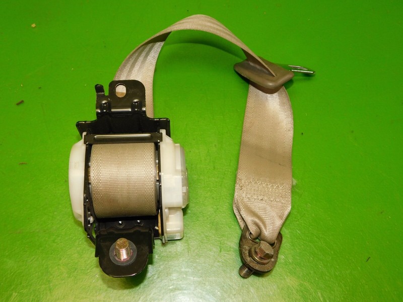 98-02 Accord OEM passenger right rear seat belt rectractor assembly tan taupe