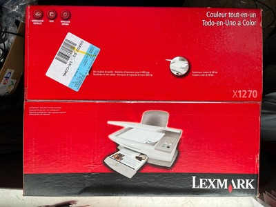Lexmark X1270 Color All-In-One Printer Scanner Copier Factory Sealed Old Stock