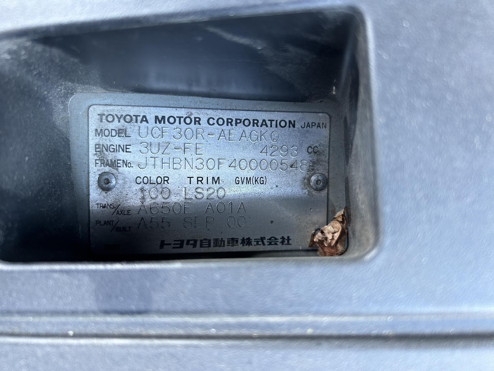 Lexus LS430 Clockspring UCF30 12/2000-03/2007 - thumbnail 8