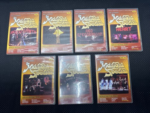 Lot 7 Burt Sugarman's The Midnight Special DVD Set 1974