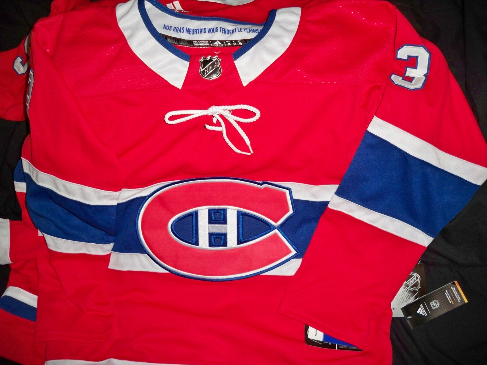 Montreal Canadiens #13 Max Domi Signed Replica Jersey Habs Hot WOW