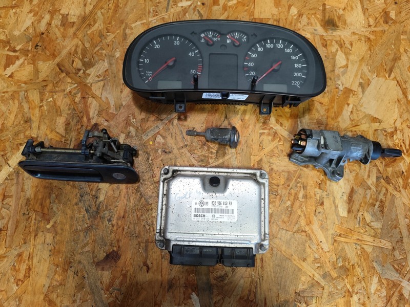 Kit Demarrage Ecu Vw Volkswagen Golf 4 Iv 1.9 Tdi 110cv 038906012fb / 0281010651