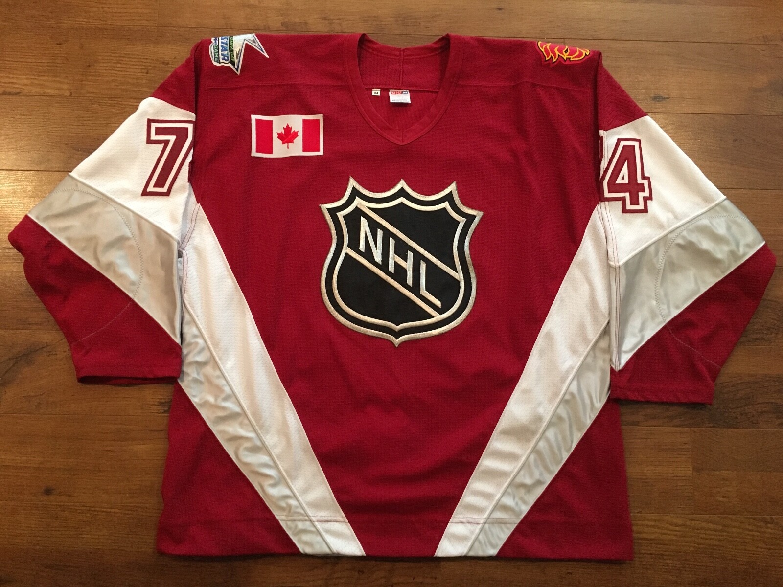 NHL THEOREN THEO FLEURY 1999 All Star Game Worn jersey - 1st Period - Meigray