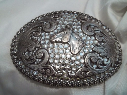 Cintura Da Uomo In Pelle Marrone Con Fibbia In Stile Western - Foto 7