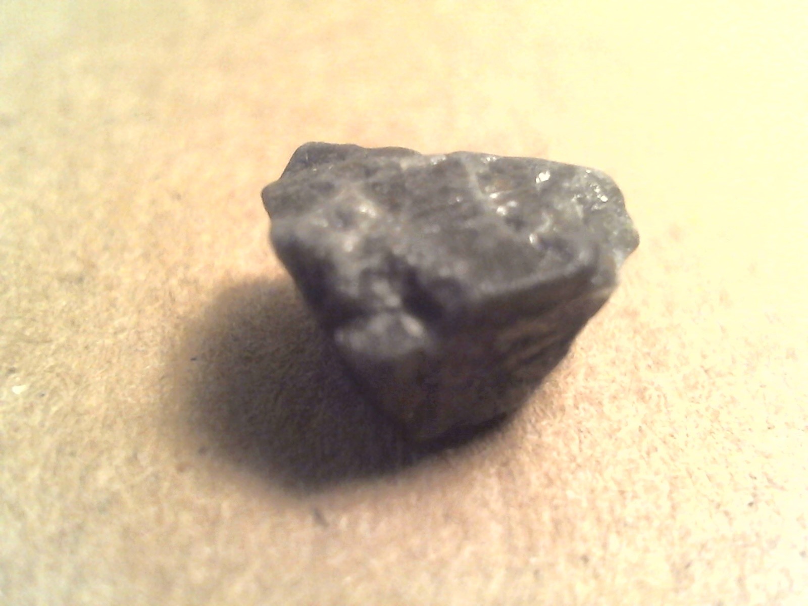 4.50+ CT BLACK ROUGH DIAMOND UNTREATED