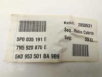 Seat Alhambra II 7N 10-15 TDI 2,0 103KW Kombiinstrument Tacho Seat Alhambra II 7N 10-15 14.07.2011 7N5920870EX gebraucht Vorschau 7