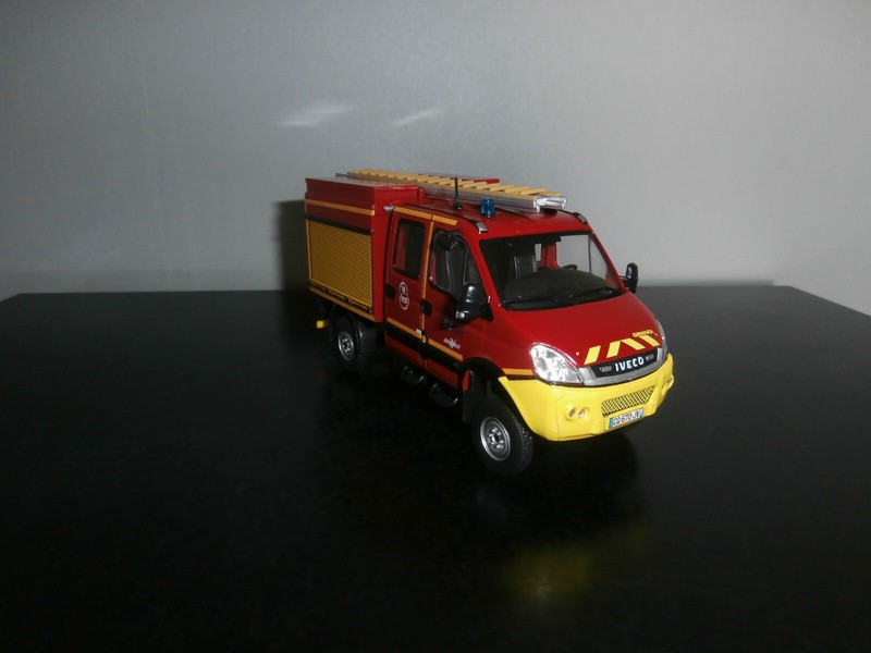 Iveco Daily 55s17 W Vpihr Gimaex Pompiers De SaôNe-Et-Loire 1/43e