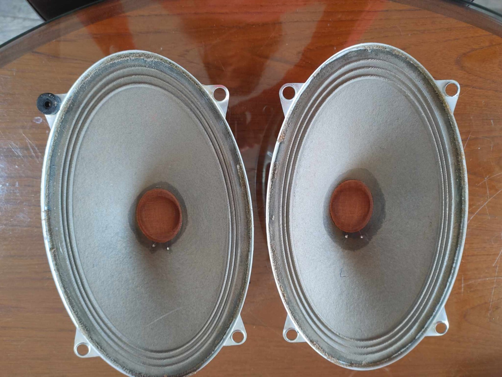 Vintage Telefunken Speakers Set of 2 Ovals | eBay