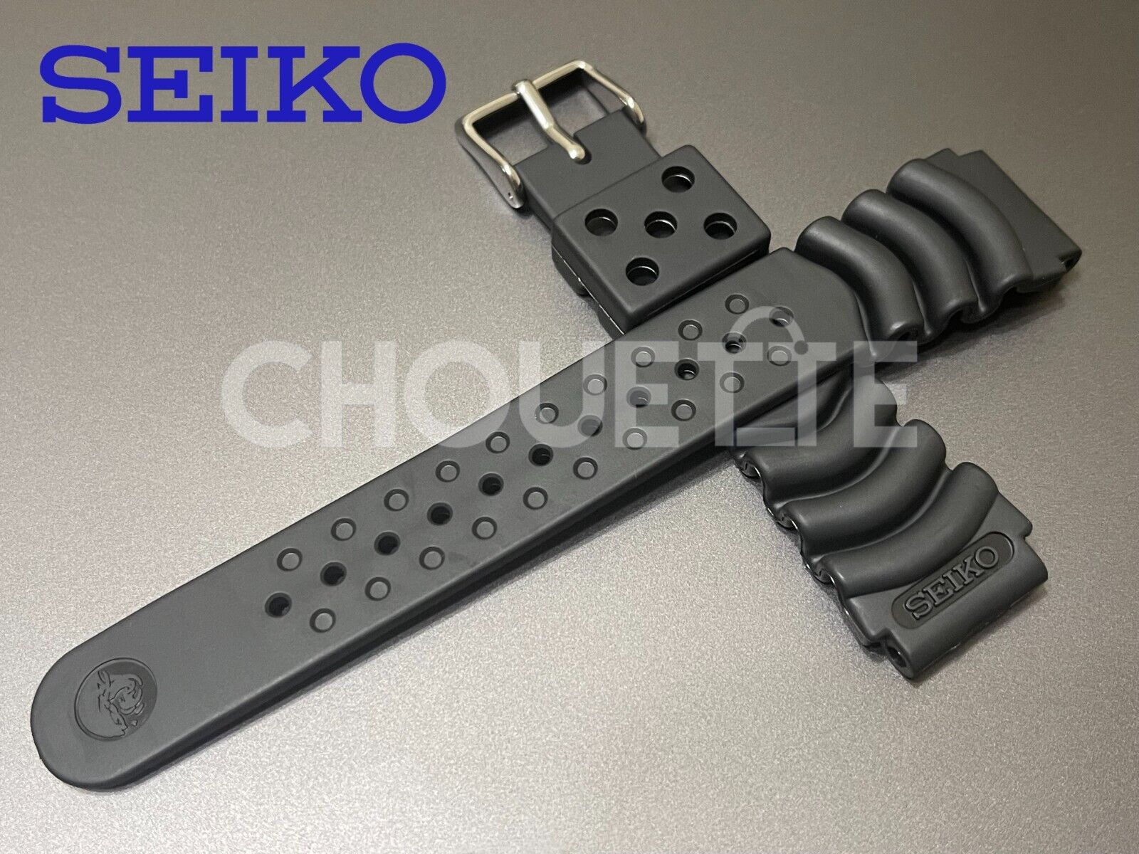 Seiko Z20 4HX0JB Black Rubber 20mm MONSTER Watch Strap for Seiko Z20 4HX0JB Black Rubber 20mm MONSTER Watch Strap for