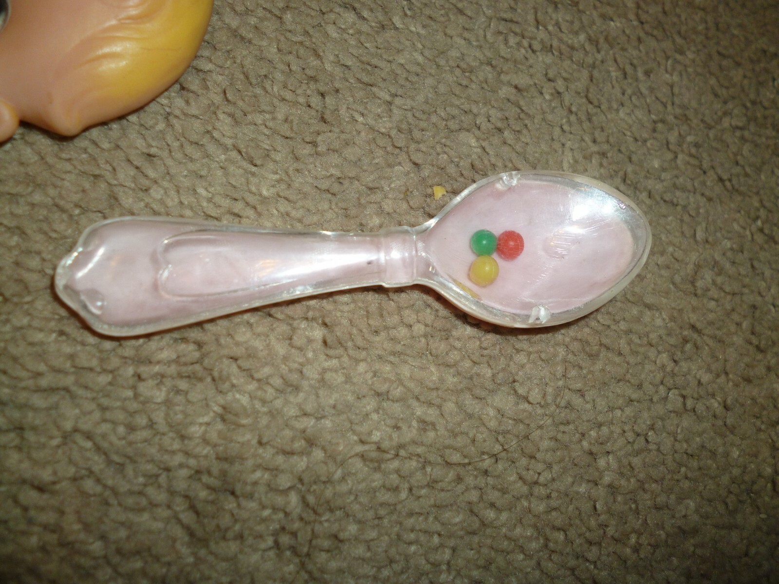 4 VINTAGE 1950'S  PLASTIC BABY RATTLERS