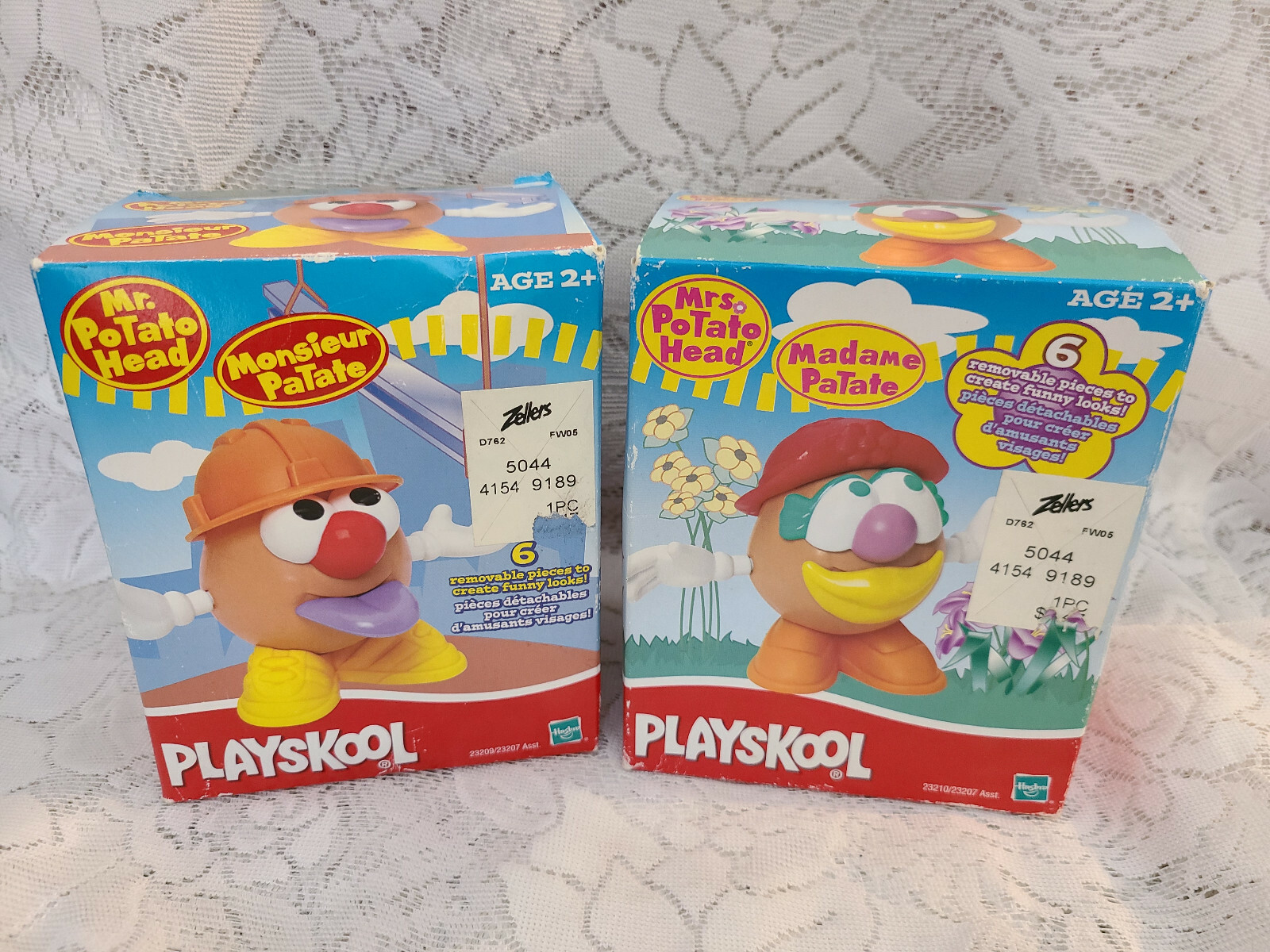 PLAYSKOOL Ms. Mrs. Potato Head 2個セット New in Box set of 2 Mr and Mrs Potato Head Playskool 2002 | eBay