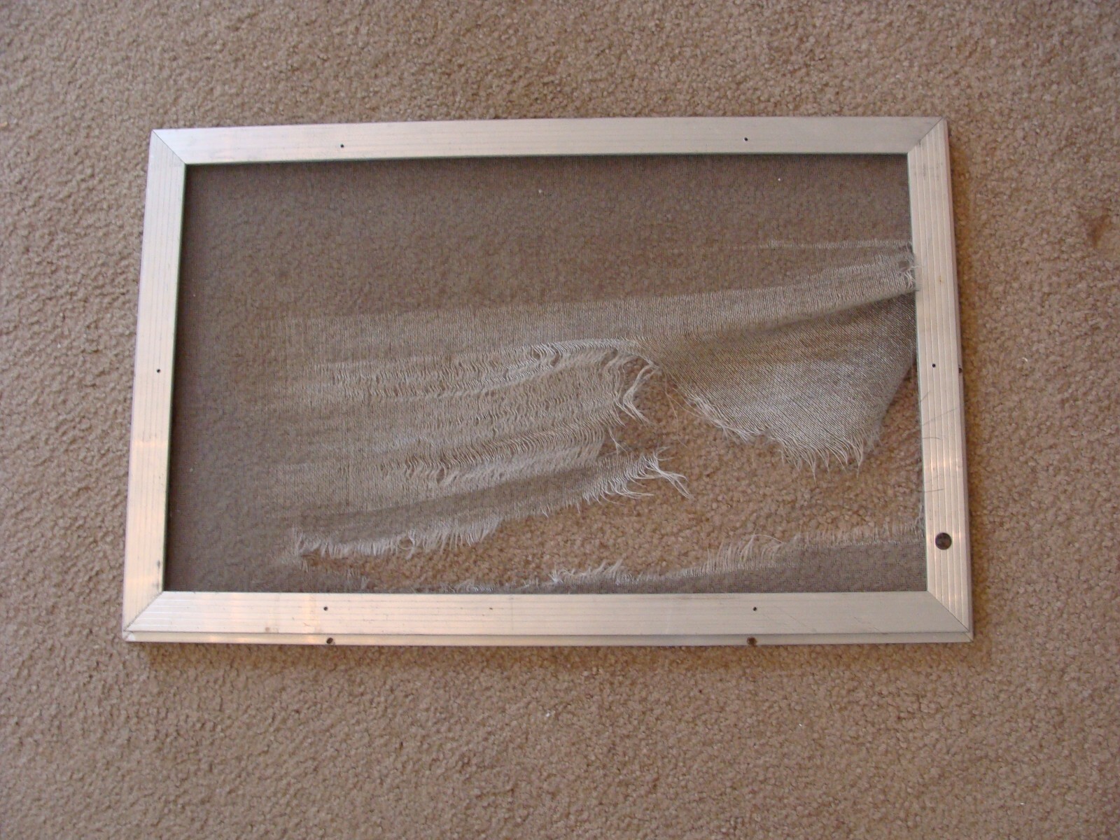 Vintage Travel Trailer Window Screen Frame Only Jalousie Shasta