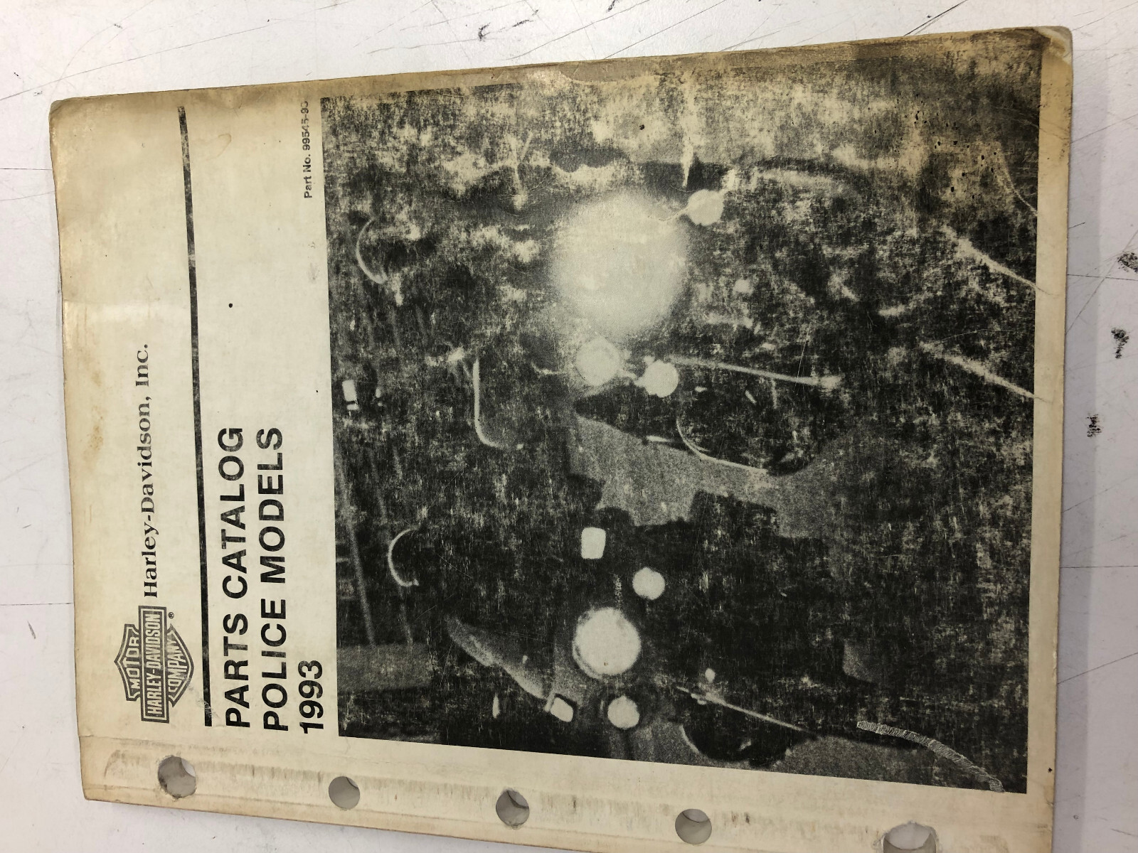 OEM Harley-Davidson 1993 FLHTP and FXRP Models Parts Catalog