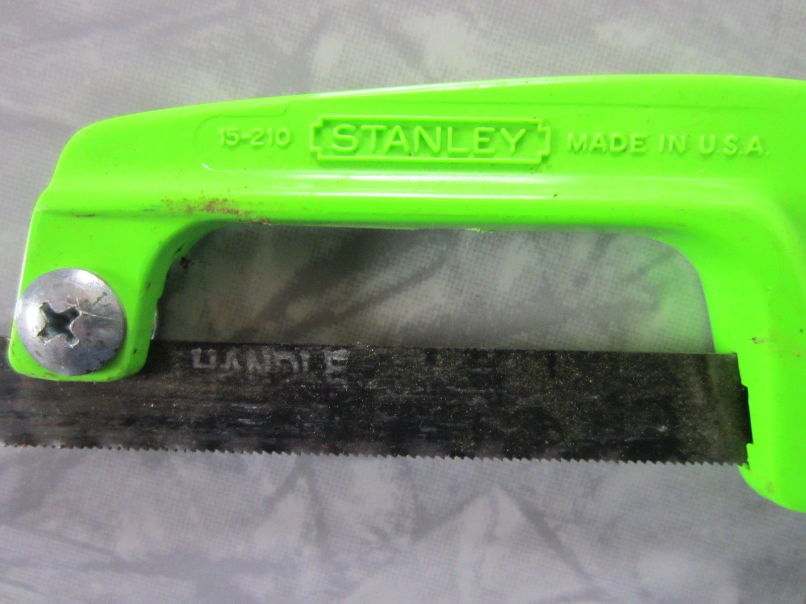 Vintage Aluminum Stanley 15-210  Mini Hacksaw Made in USA Lot of 2
