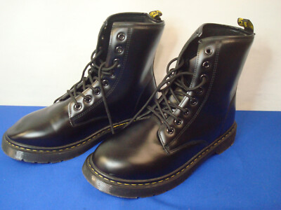 Marke NIIH Bouncing Soles Black Leather Boots, Women's Size 44