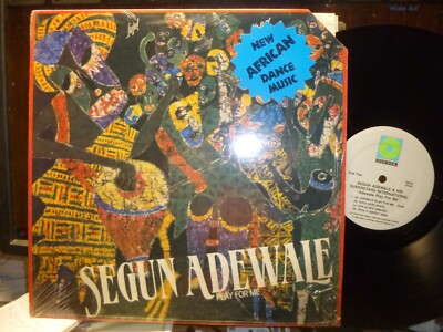 SEGUN ADEWALE ''Play For Me'' LP Shrink NM/EX, CC African, Highlife, JUJU 1984