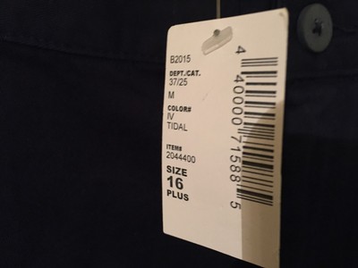 NEW The Children's Place navy shorts size 16 Plus