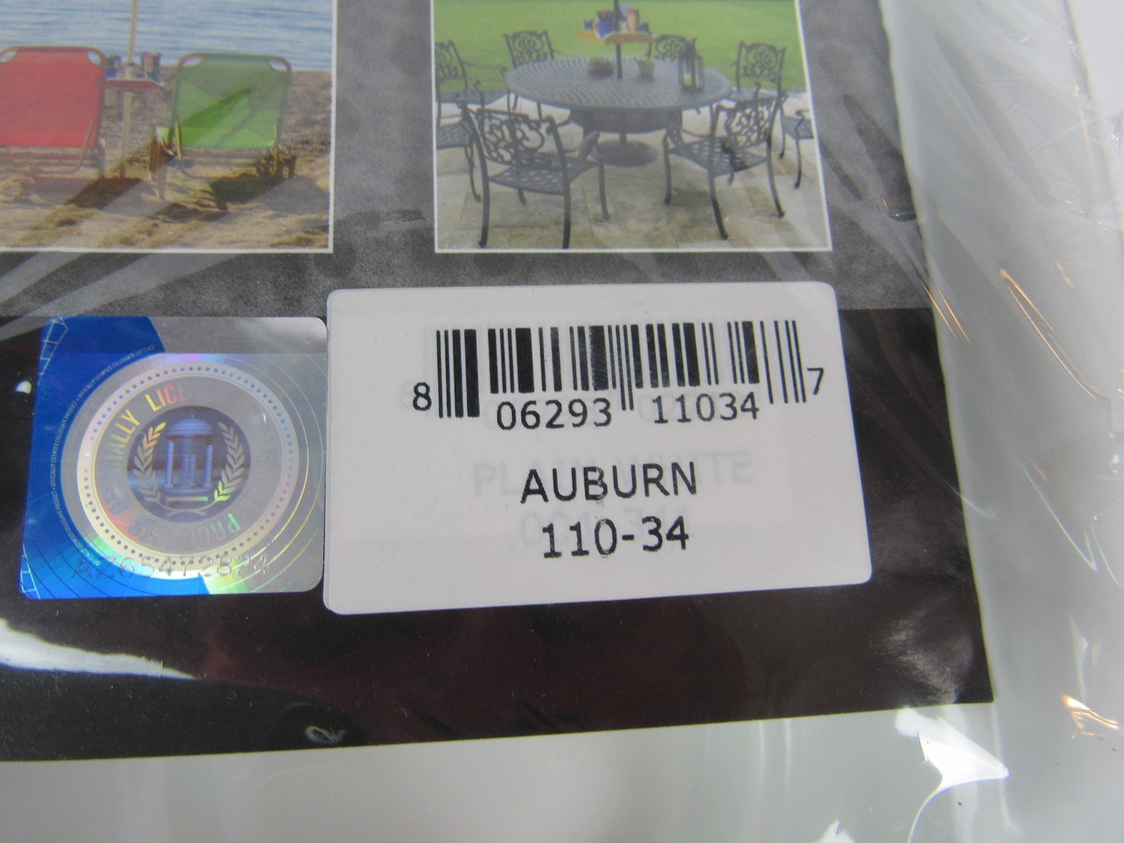 Logo Brands NCAA Auburn Tigers Pole Caddy Cup Holder Fits Most Beach Umbrellas