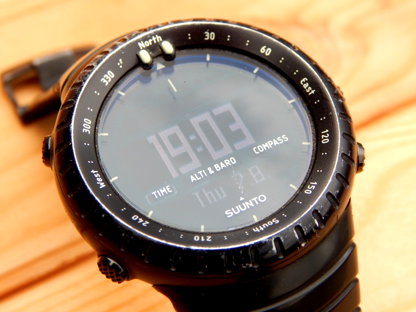 Suunto Core Adults Black Watch with Compass Barometer Altimeter