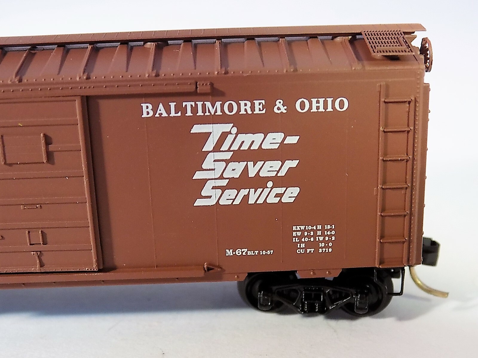 N Scale 20346/3 Micro Trains MTL Baltimore & Ohio 40' Box Car NIB