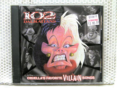 dodo CD ステッカー付き Disney: Cruellas Favorite Villain Songs [CD] 50086004171| eBay