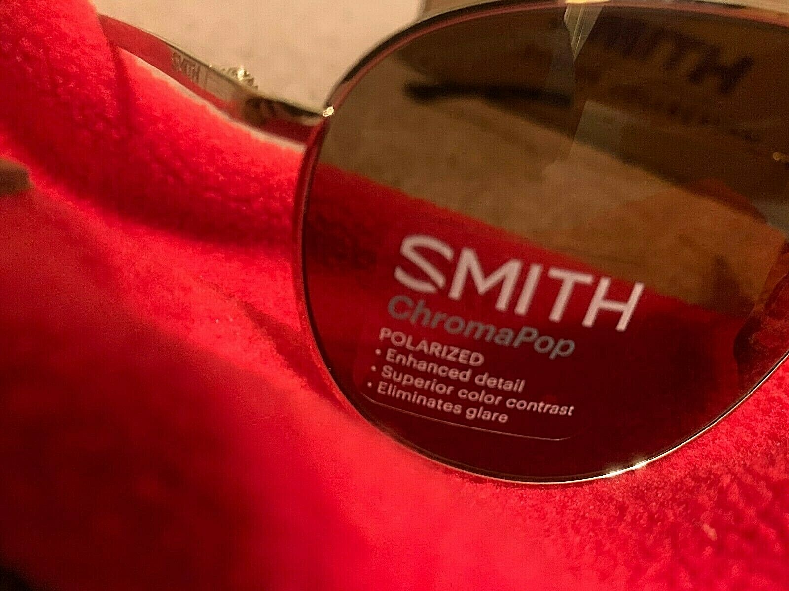 NEW!! SMITH Optics Serpico 2 Slim GOLD BLUE Sunglasses - Premium ChromaPop Lens