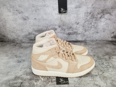 Nike Wmns Size 10.5/Men's 9 Air Jordan 1 Mid SE Legend Light Brown FJ3448 200