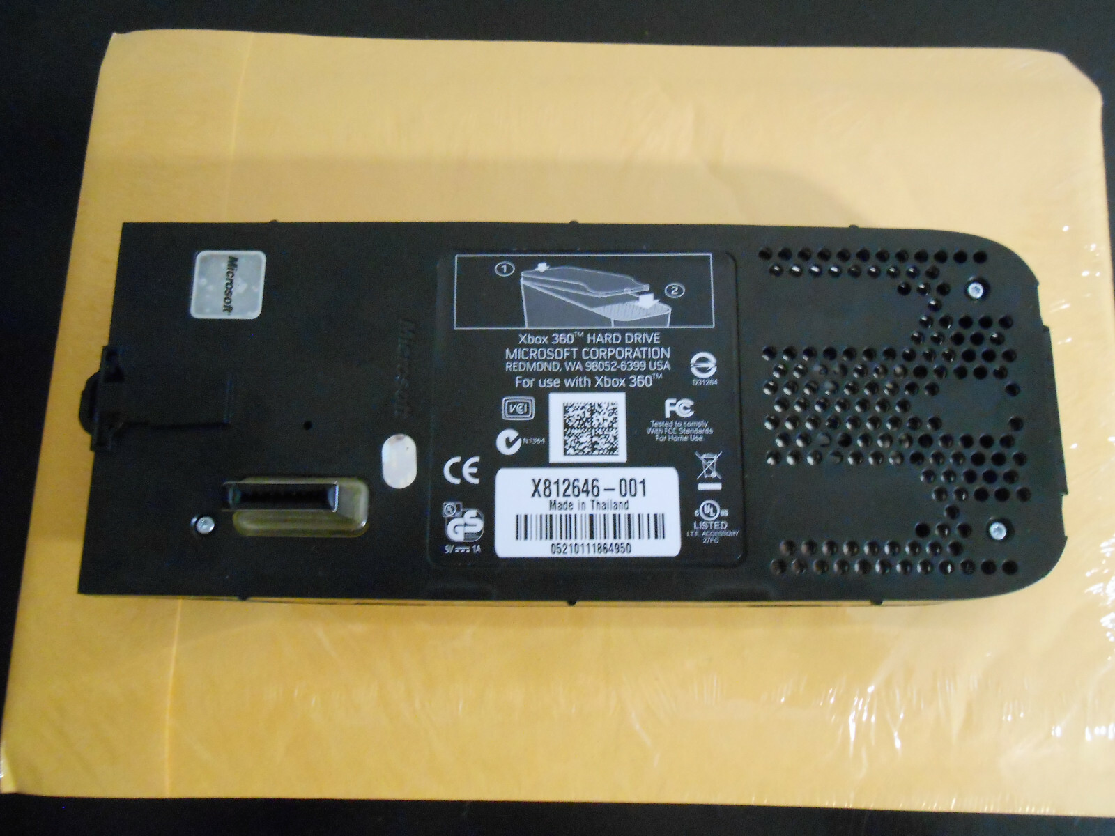 Official Microsoft XBOX 360 120GB External Hard Drive (Tested)