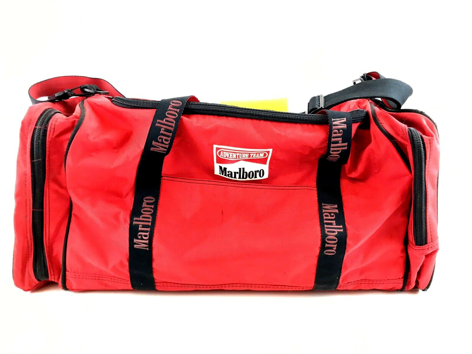 Marlboro Adventure Team ボストンバッグ Vintage Marlboro Adventure Team Nylon Duffel Bag Red Travel