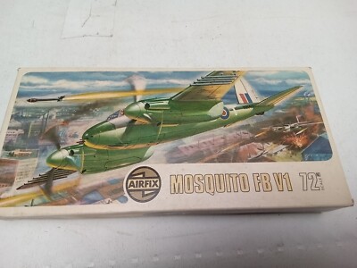VINTAGE AIRFIX MOSQUITO FB V1 MODEL KIT  1/72 SCALE SERIES 2 OPEN BOX