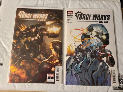 Force Works 2020 #3 3 lot of 2 books Marvel 2020