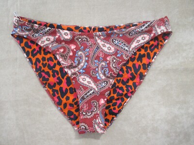 NEW MAAJI 'Paisley Party Sublimity' Reversible Bikini Bottom M Medium $69