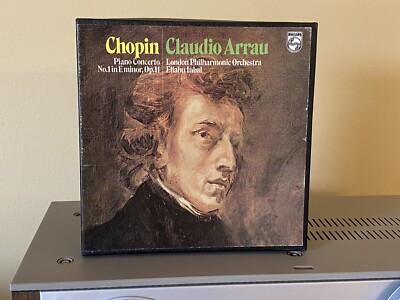 Chopin Piano Concerto No 1 E Minor Claudio Arrau Reel Tape 7.5ips Philips