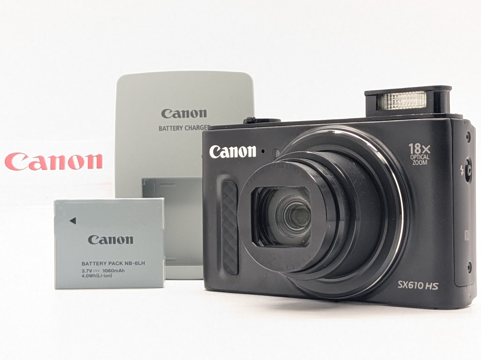 🎦[MINT] Canon PowerShot SX610HS Black 18x Zoom 20.2MP