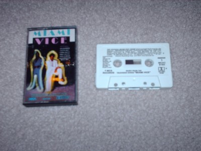 Vintage Miami Vice  Original Soundtrack Cassette Tape 1985 Release MCA