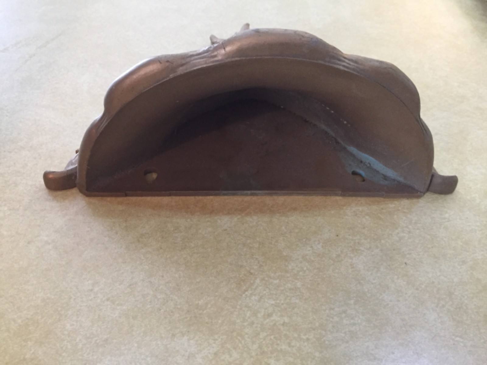 Vintage 1962 Homco Ornate Hollywood Regency Wall Goldtone Pocket Planters 4448