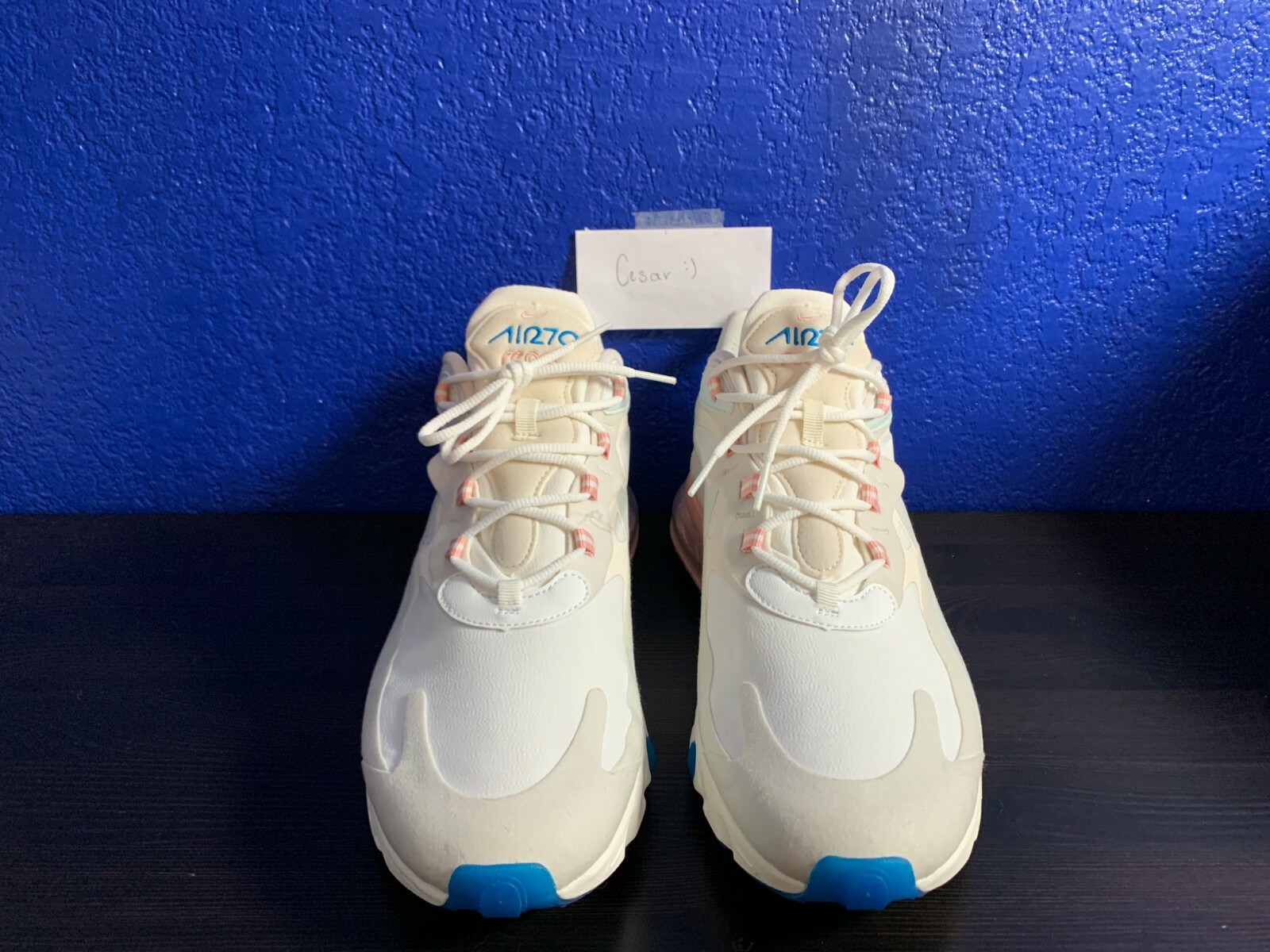 air max 270 react summit white/ghost aqua