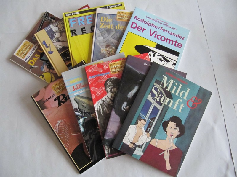 Urlaubs-Lesepaket Nr. 7 Mit 10 Comic-Alben Der Reihe Schwermetall**Neu