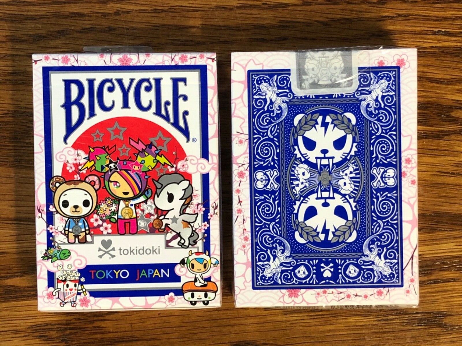 Bicycle TokiDoki V3 Sport Tokyo Japan blue playing cards | eBay