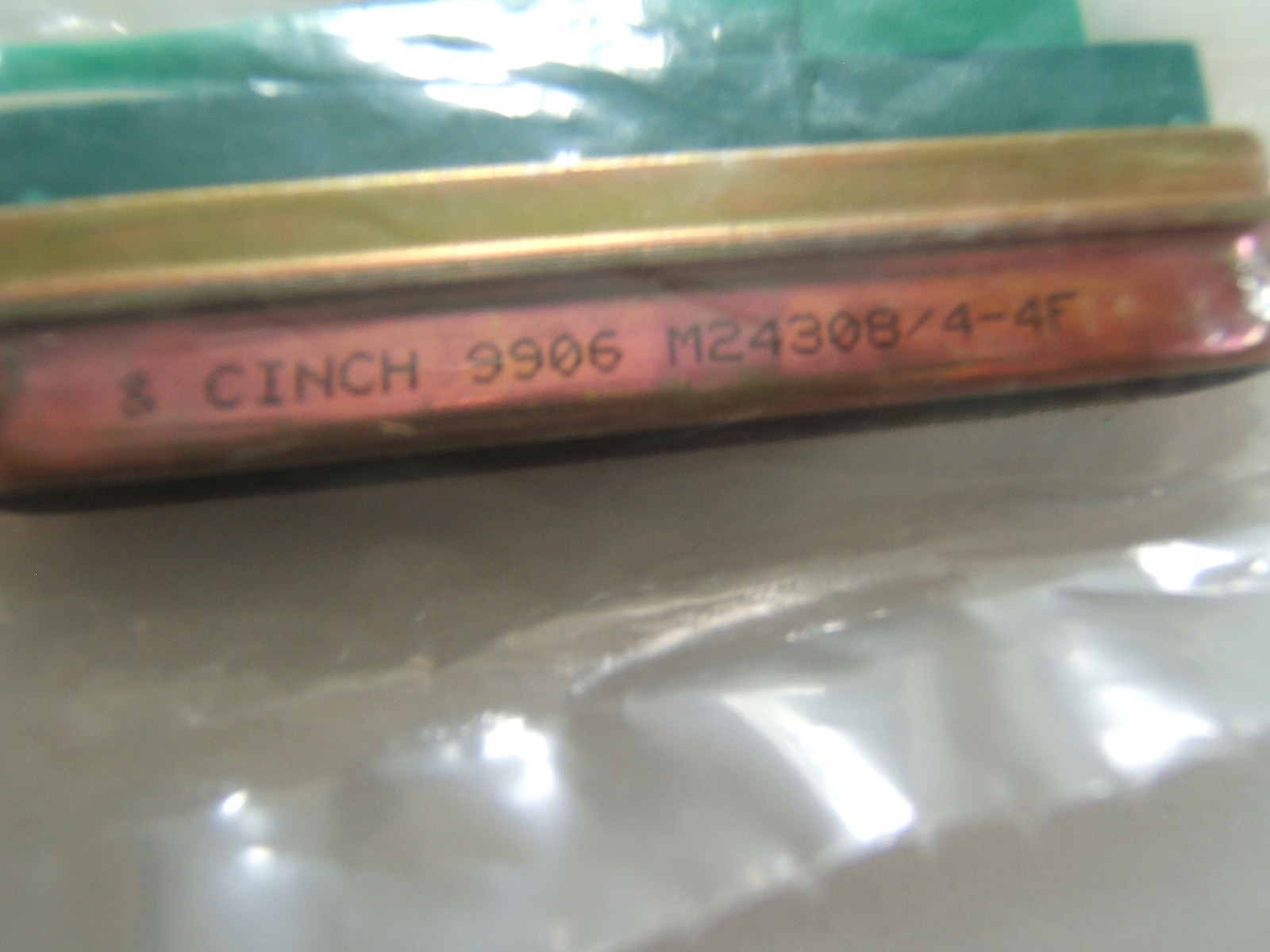 2 LOT CINCH D-SUB M24308/4-9F KITTED PART. MIL SPEC 37 POS.NOS NEW BAGGED