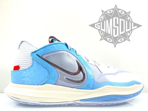 NIKE KYRIE LOW 5 NETS FOOTBALL GREY BLACK BLUE CHILL DJ6012