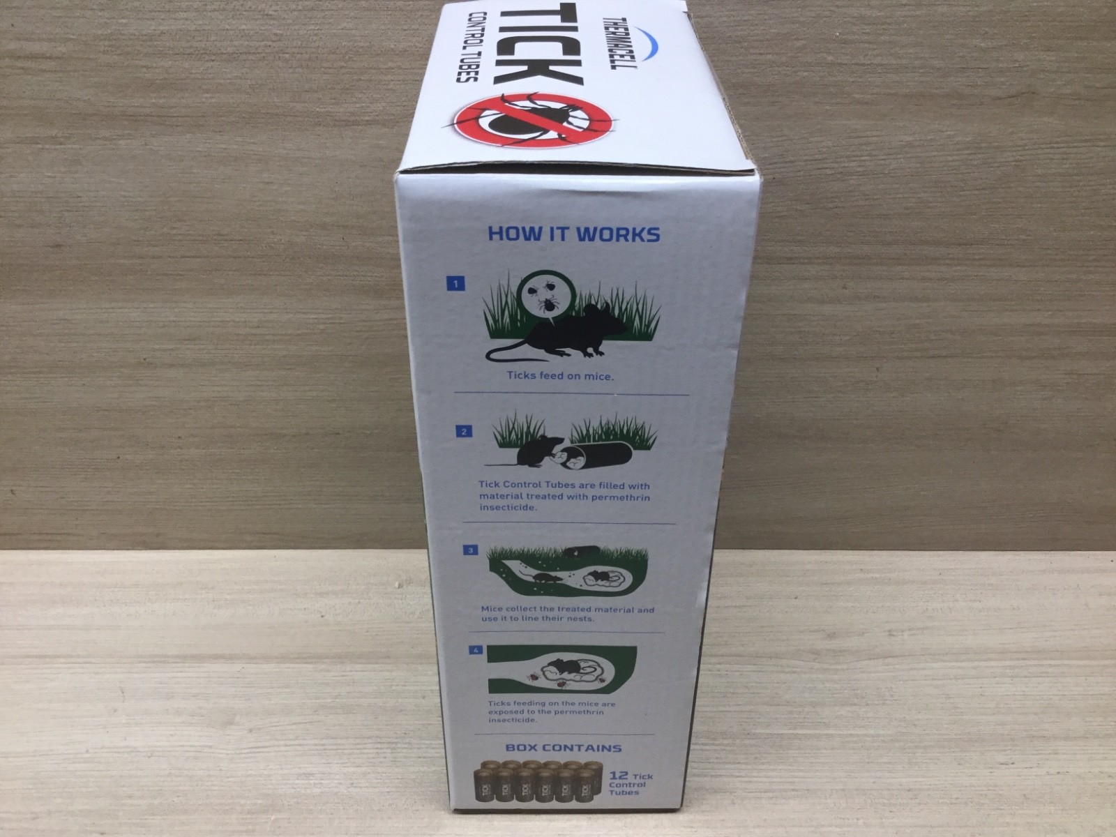Thermacell Tick Control Tubes (12 Count)- Treats 11,000 sqft, Safe for Kids/Pets
