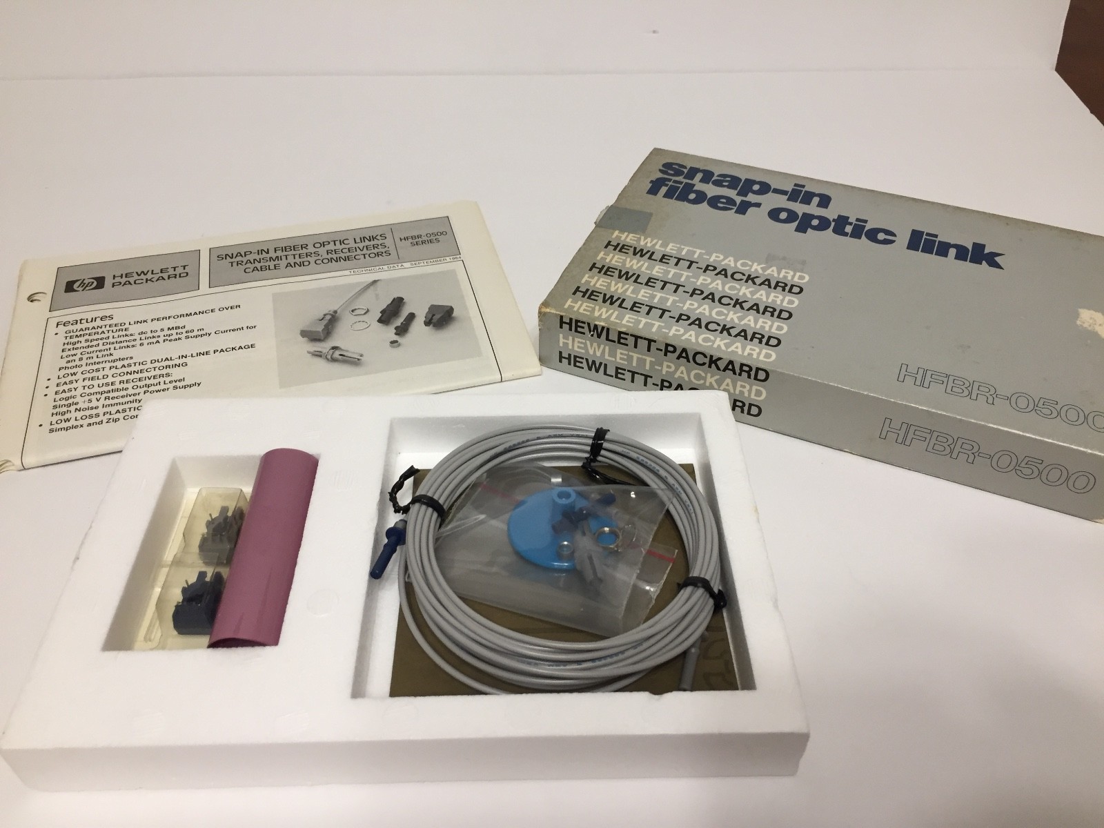 Hewlett Packard HFBR-0500 Snap-In Fiber Optic Link. Free Shipping!