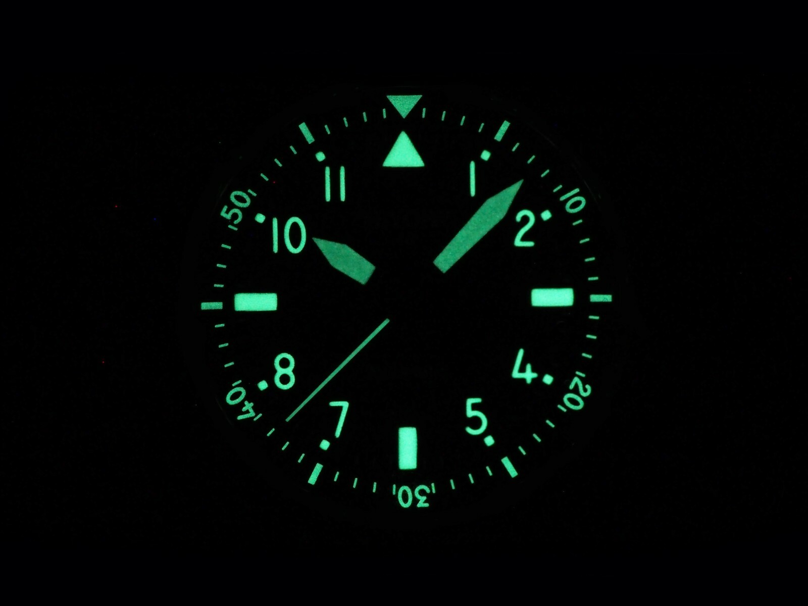 Pre-owned Byop Aviator Pilot Watch Seiko Automatic Sapphire Swiss C3 Lume