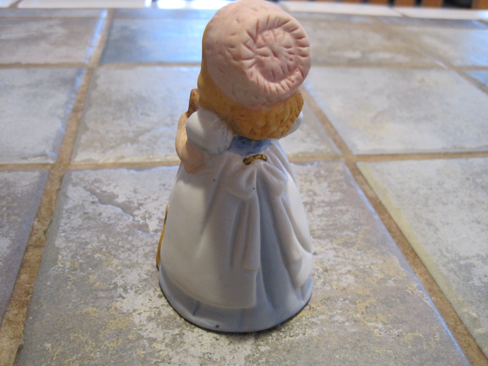 Porcelain Cinderella Bell - Holding Broom and Glass Slipper - Jasco Merri-Bells