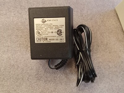 CUI Stack DPD120050-P5 Model DV-1250 12VDC 500mA
