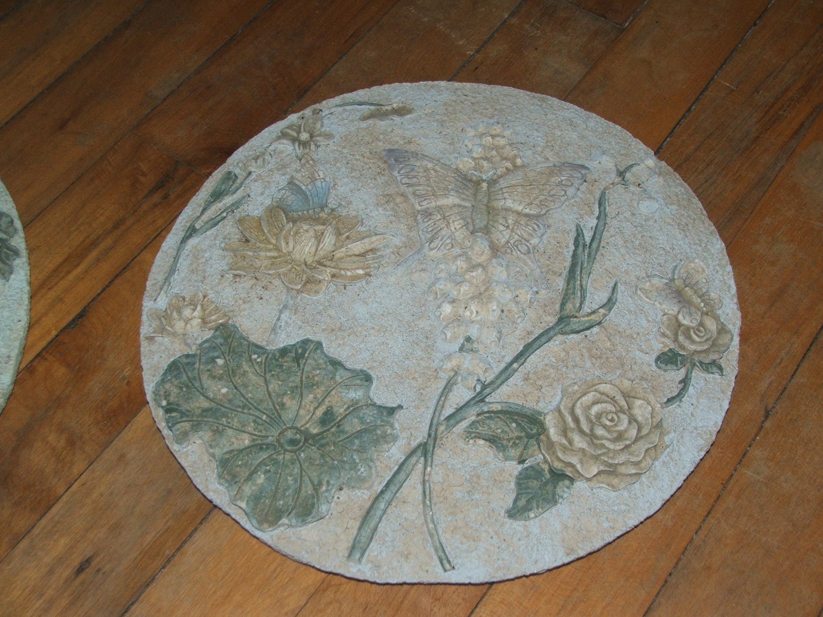 Ceramic Home Decor Plate Style Art Birds Flowers Butterfly Garden Yard Home