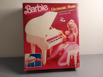 Barbie Electronic Piano N I B never put together Mattel batteries never installe